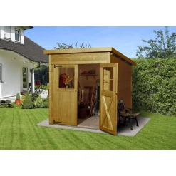 Weka Gartenhaus 325 Größe 2 lasiert