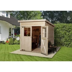 Weka Gartenhaus 325 Größe 2 natur