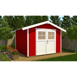 Weka Gartenhaus 122 Größe 5 schwedenrot