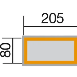 Weka Profi-Hochbeet 669 C 28 mm schwarz