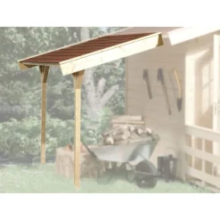 Weka Schleppdach für BBH 120 x 230