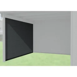 Weka Seitenwand für Gartenhaus 126/172 235 cm anthrazit