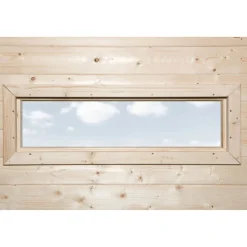 Weka Zusatzfenster für Gartenhaus „21/28 mm“, natur