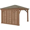 Westmann Seitenwand für Devon 12x12 und 12x14 8x298x232cm Natur