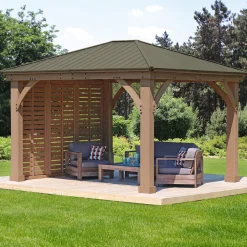 Westmann Seitenwand für Devon 12x12 und 12x14 8x298x232cm Natur