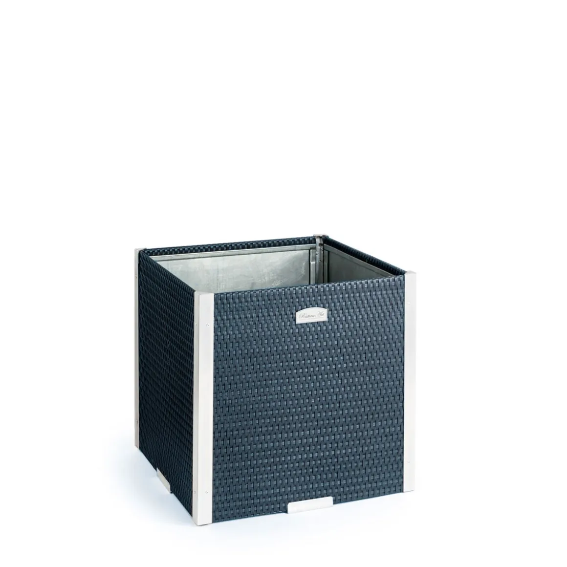 Wilk Rattan-Pflanzgefäß 46x46x46 cm, Kunststoff