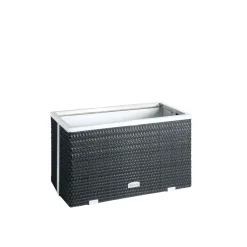 Wilk Rattan-Pflanzgefäß 38x38x38 cm, Kunststoff