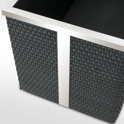 Wilk Rattan-Pflanzgefäß 38x38x38 cm, Kunststoff