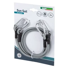 Windhager Expanderseil und Karabiner 70 cm 2 St