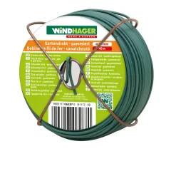 Windhager Gartendraht 40m 2 mm gummiert