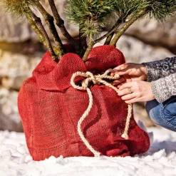 Windhager Jute-Sack rot 70 x 100 cm