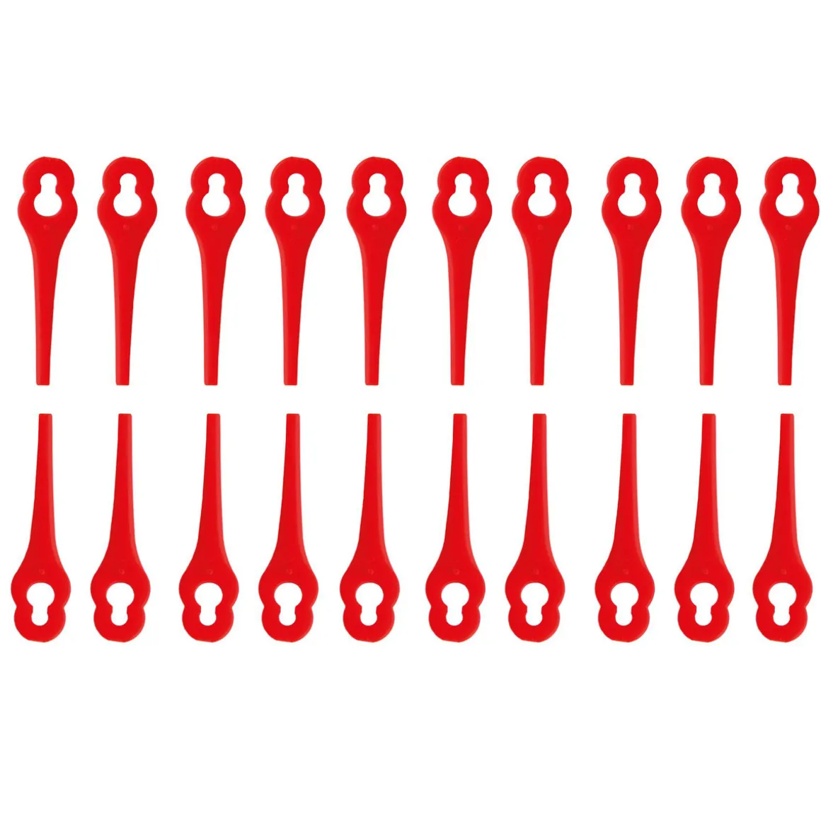 Wingart Ersatzmesser für Akku-Rasentrimmer WART 20 und RTA 20 20 Stück