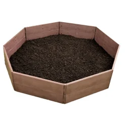 Wingart Variables Hochbeet 8 Paneele Holzstruktur braun