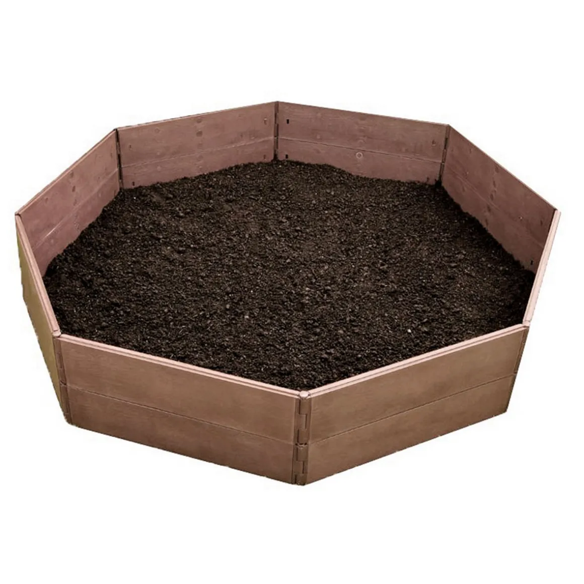 Wingart Variables Hochbeet 8 Paneele Holzstruktur braun