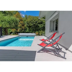 WPC Terrassendiele Loggia Silbergrau