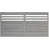 Zaunserie Malmö Zaunfeld 180 x 90 cm Fichte basaltgrau lasiert