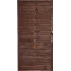 Zaunserie Oslo Zaunfeld 90 x 180 cm Kiefer braun lasiert